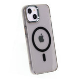 Rvelon iPhone 13/iPhone 14 Cover MagSafe Sort Transparent