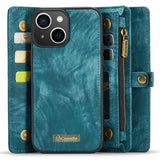 CaseMe iPhone 15 Fodral 008 Series Aftageligt Cover Petrol