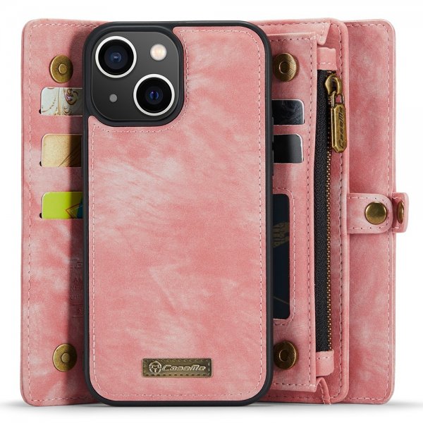CaseMe iPhone 15 Cover 008 Series Aftageligt Cover Rosa