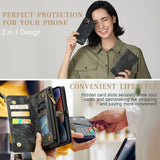 CaseMe iPhone 15 Etui 008 Series Aftageligt Cover Sort