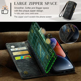 CaseMe iPhone 15 Etui 008 Series Aftageligt Cover Sort
