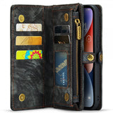 CaseMe iPhone 15 Etui 008 Series Aftageligt Cover Sort