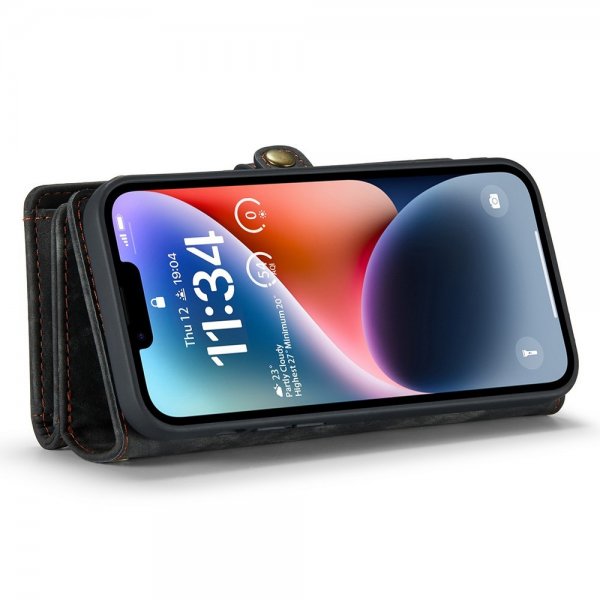 CaseMe iPhone 15 Etui 008 Series Aftageligt Cover Sort