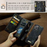 CaseMe iPhone 15 Etui 008 Series Aftageligt Cover Sort