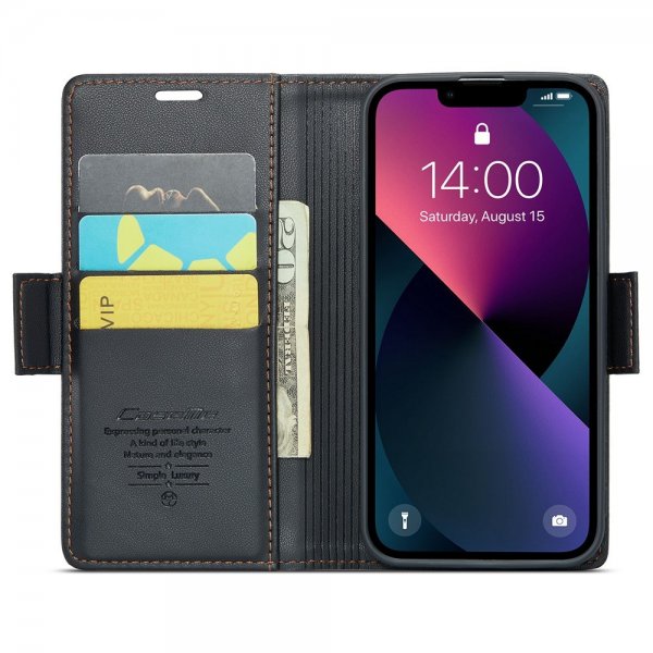 CaseMe iPhone 15 Etui 023 Series Sort