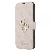 Guess iPhone 15 Cover 4G Logo Pink
