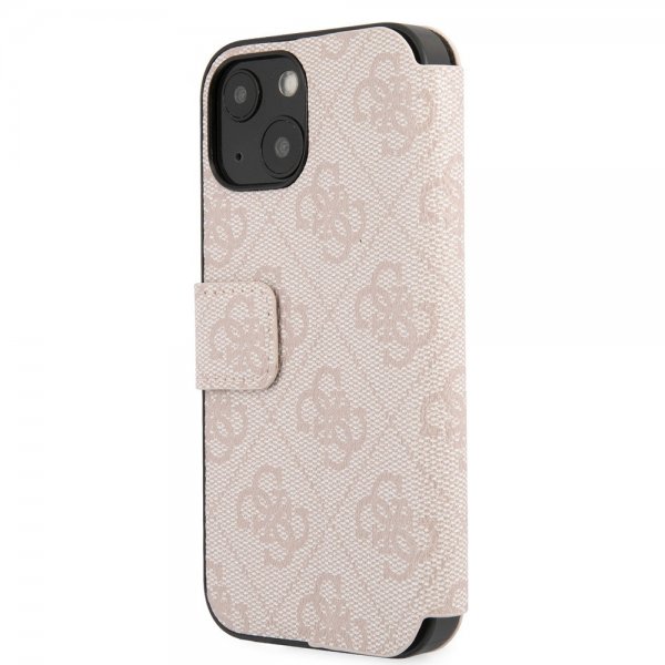 Guess iPhone 15 Cover 4G Logo Pink