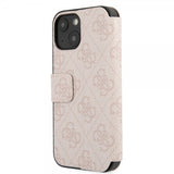 Guess iPhone 15 Cover 4G Logo Pink