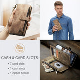 CaseMe iPhone 15 Etui C30 Series Brun