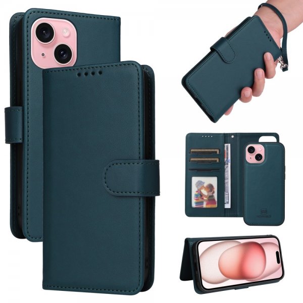 Betopnice iPhone 15 Cover med Aftageligt Cover 005 Blå