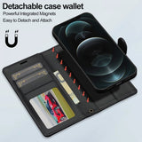 Lc.Imeeke iPhone 15 Cover med Aftageligt Cover L2 Series MagSafe Sort