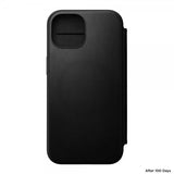 Nomad iPhone 15 Cover Modern Leather Folio Sort