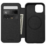 Nomad iPhone 15 Cover Modern Leather Folio Sort