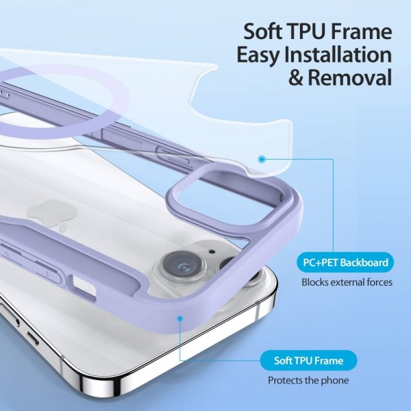 Dux Ducis iPhone 15 Cover Skin X Pro Series MagSafe Lilla