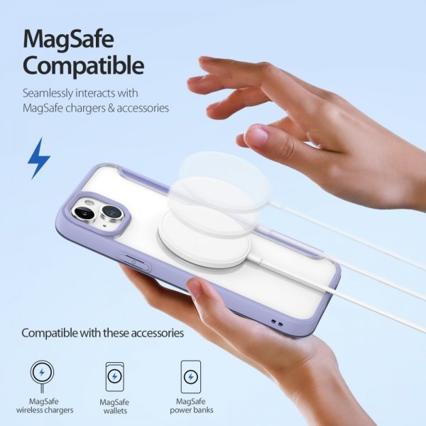Dux Ducis iPhone 15 Cover Skin X Pro Series MagSafe Lilla