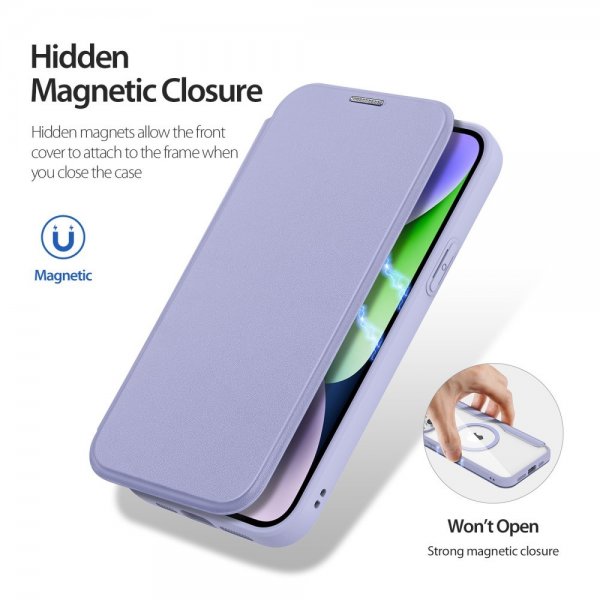 Dux Ducis iPhone 15 Cover Skin X Pro Series MagSafe Lilla
