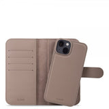 holdit iPhone 15 Etui Wallet Case Magnet Plus Mocha Brown