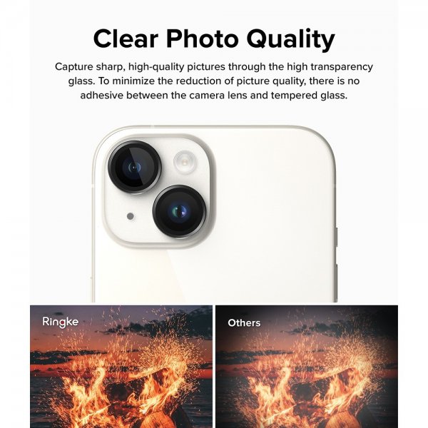 Ringke iPhone 15/iPhone 15 Plus Kamerabeskyttelse Kamera Linseramme