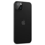 Spigen iPhone 14/15/14 Plus/15 Plus Kamerabeskyttelsesglas Glas.tR Optik Sort 2-pak