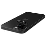 Spigen iPhone 14/15/14 Plus/15 Plus Kamerabeskyttelsesglas Glas.tR Optik Sort 2-pak