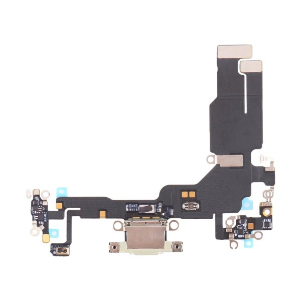 iPhone 15 Opladerstik med Flexkabel - Gul