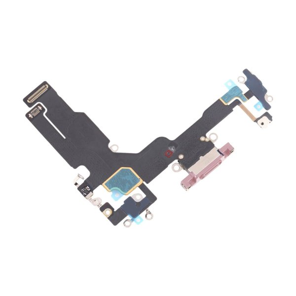 iPhone 15 Opladerstik med Flexkabel - Rosa