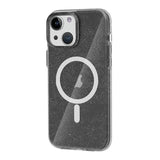 iPhone 15 Cover Glitter MagSafe Sort