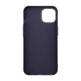 iPhone 15 Cover Kulfibermønster Lilla