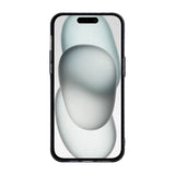 iPhone 15 Cover Kulfibermønster Lilla