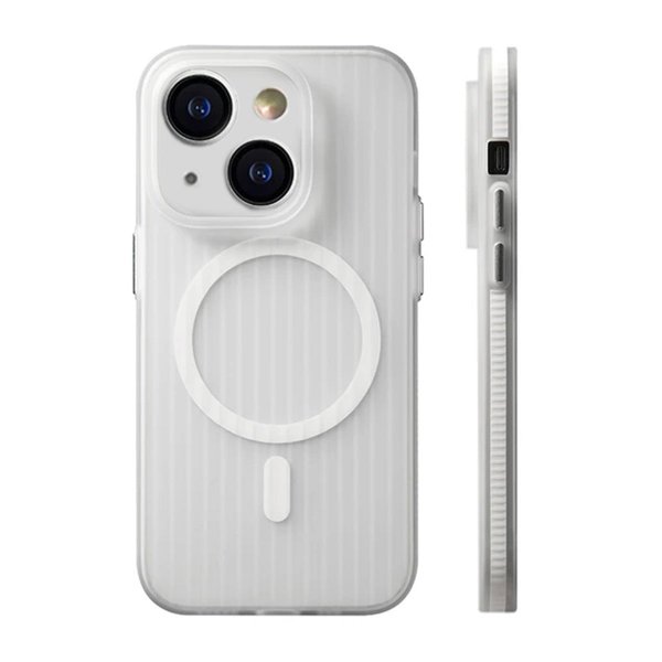 iPhone 15 Cover Riflet MagSafe Hvid