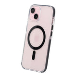 iPhone 15 Cover Stødsikkert MagSafe Sort