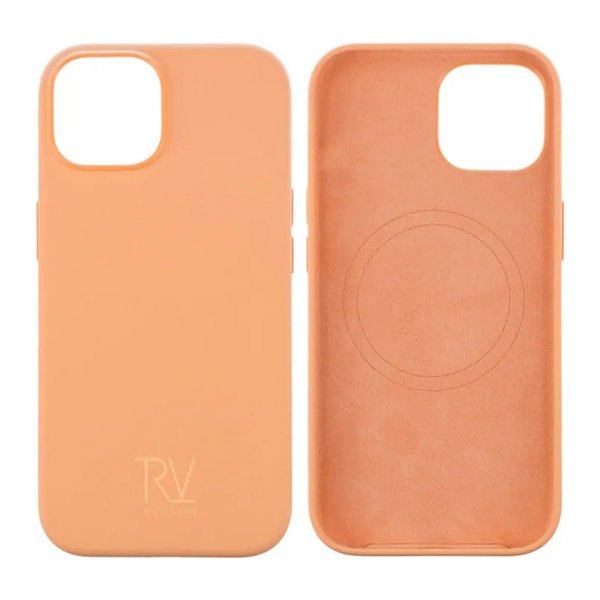 Rvelon iPhone 15 Cover Silikone MagSafe Gul