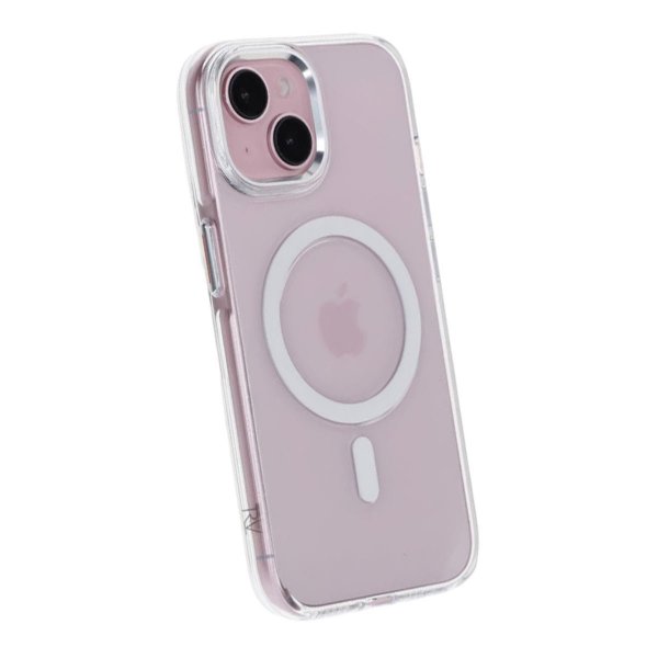Rvelon iPhone 15 Cover TPU MagSafe Transparent