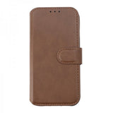 Rvelon iPhone 15 Cover Ægte Læder Brun