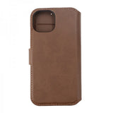 Rvelon iPhone 15 Cover Ægte Læder Brun