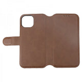 Rvelon iPhone 15 Cover Ægte Læder Brun