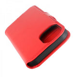 Rvelon iPhone 15 Cover Ægte Læder Rød