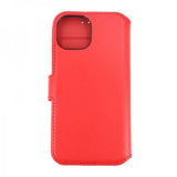 Rvelon iPhone 15 Cover Ægte Læder Rød