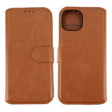 Rvelon iPhone 15 Etui Magnetisk Aftagelig Skal Brun