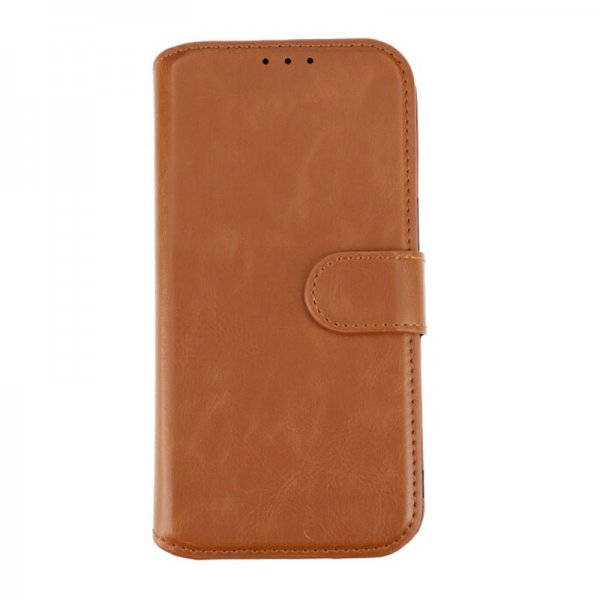 Rvelon iPhone 15 Etui Magnetisk Aftagelig Skal Brun