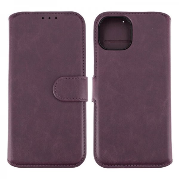 Rvelon iPhone 15 Cover Magnetisk Aftageligt Etui Lilla