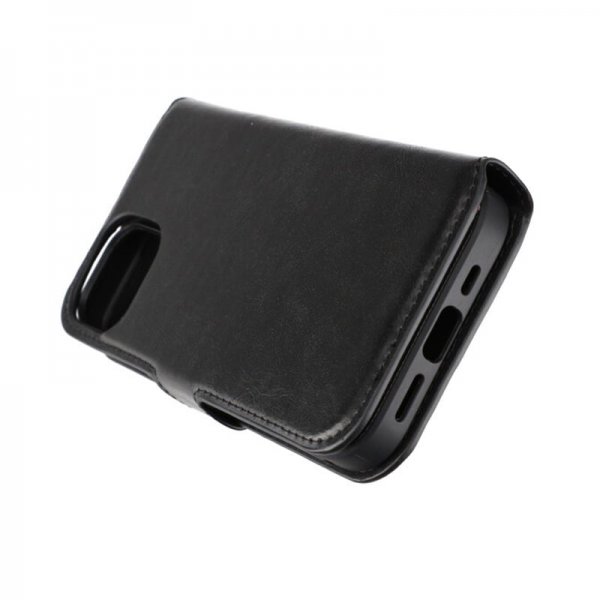 Rvelon iPhone 15 Cover Magnetisk Aftageligt Cover Sort