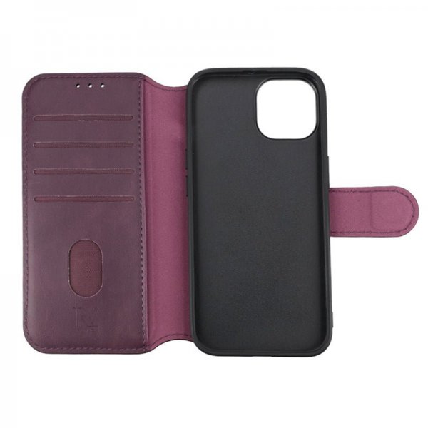 Rvelon iPhone 15 Cover 4 Kortrum MagSafe Lilla