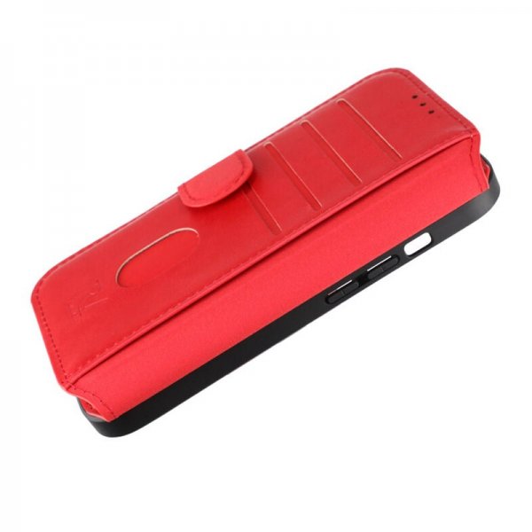Rvelon iPhone 15 Cover 4 Kortrum MagSafe Rød
