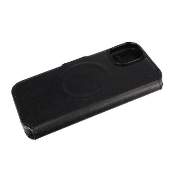 Rvelon iPhone 15 Cover 4 Kortrum MagSafe Sort