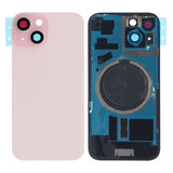 iPhone 15 Plus Bagside Glas med Magsafe Magnet - Rosa