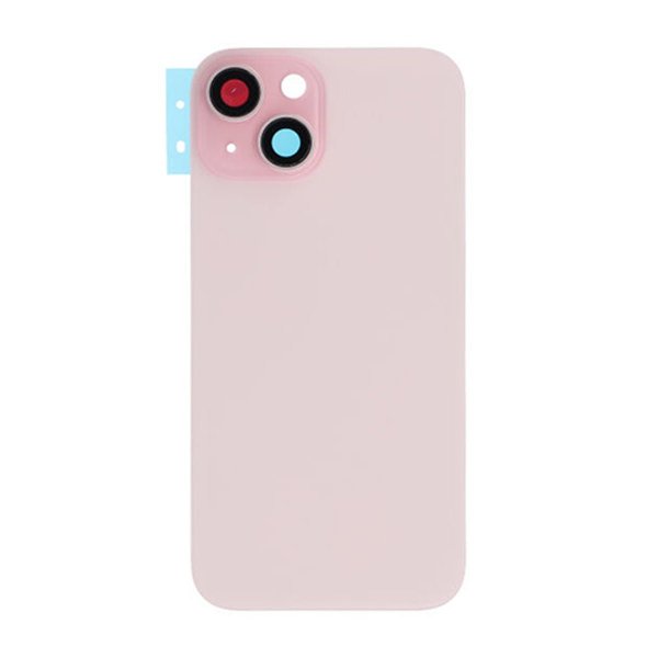 iPhone 15 Plus Bagside Glas med Magsafe Magnet - Rosa