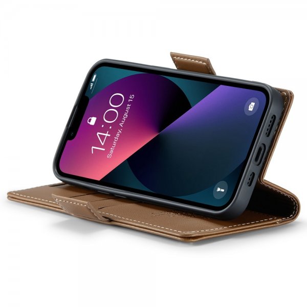 CaseMe iPhone 15 Plus Etui 023-serie Brun