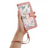 iPhone 15 Plus Cover Blomstret design Lyserød