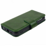 Nordic Covers iPhone 15 Plus Etui Essential Leather Juniper Green